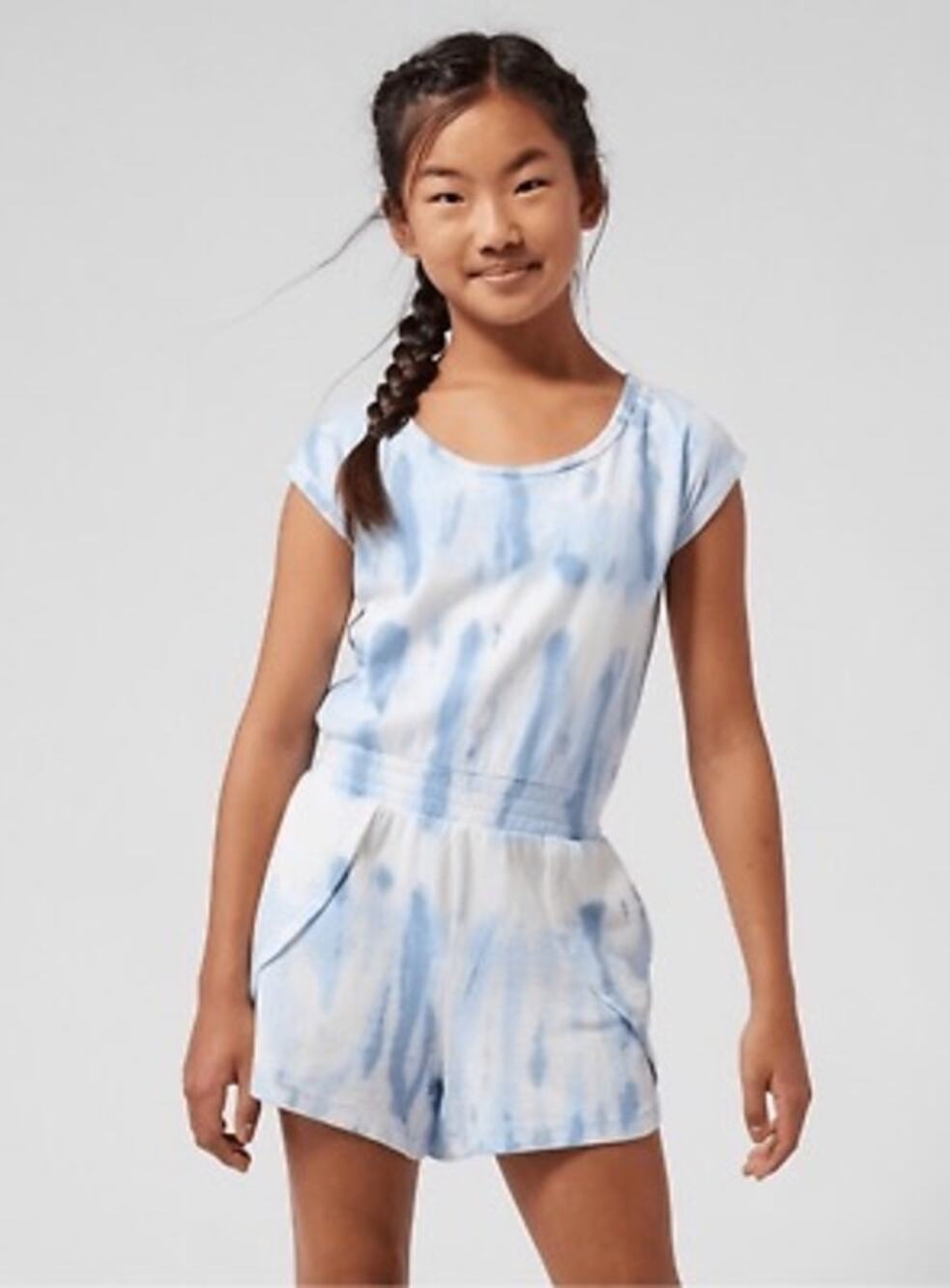 Athleta Girl Retreat Yourself Romper, Size 7